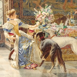 ELISARIO GIOJA (Italian, 1829-1906) CLASSIC ART(ENJOY)